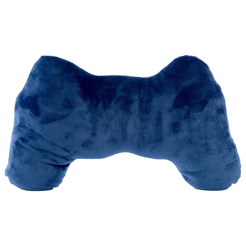 Plush Games Controller Shaped Gaming Cushion - Black Blue