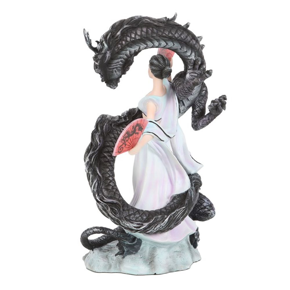 Black Dragon Dance Figurine Statue by Anne Stokes