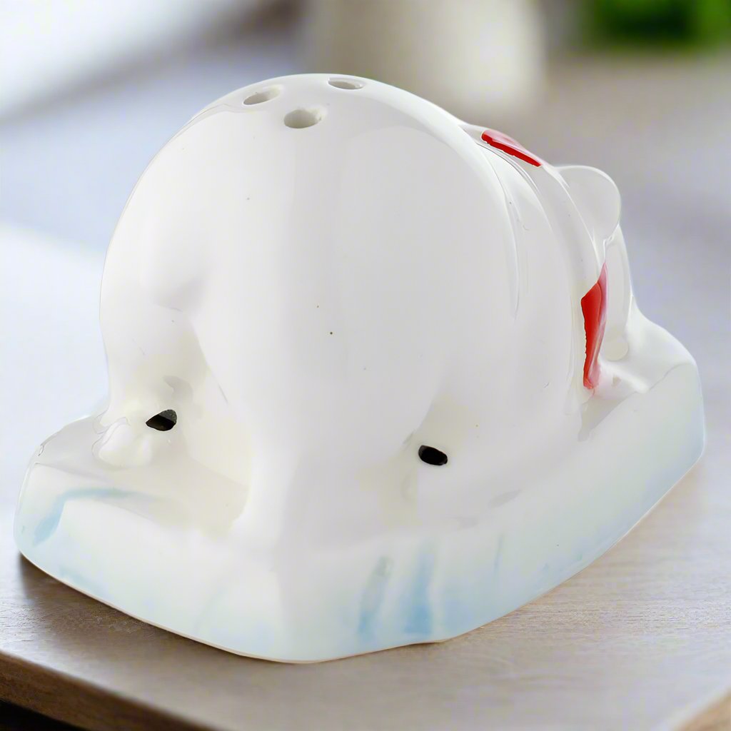 Ceramic Salt and Pepper Shaker Set - White Polar Bears