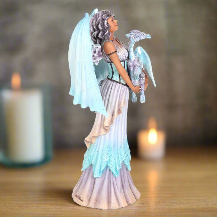 Dragon Keeper Fantasy Fairy Figurine Ornament by Amy Brown