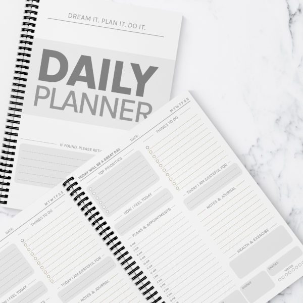 Dream it Plan it Multi Kittens Pink Daily Planner Undated Page-a-Day