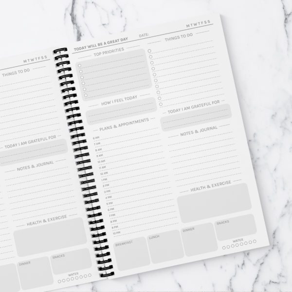 Dream it Plan it Multi Kittens Pink Daily Planner Undated Page-a-Day