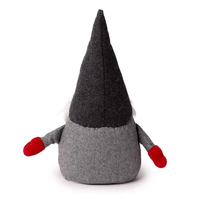 Grey Gonk Gnome Weighted Fabric Door Stop