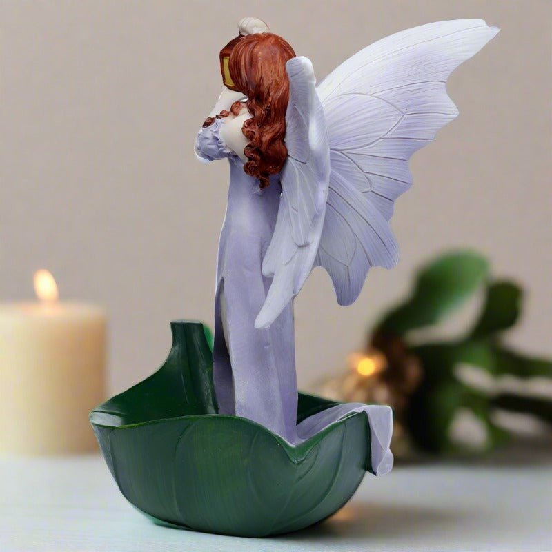 Lilac Fairies - Light of the Forest Fairy Ornament Figurine