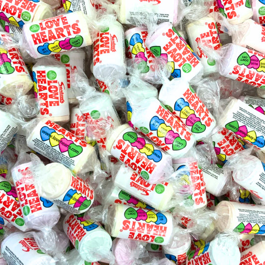 100 Mini Love Hearts Swizzels Party Sweets Wedding Favours Gift Bag Fillers