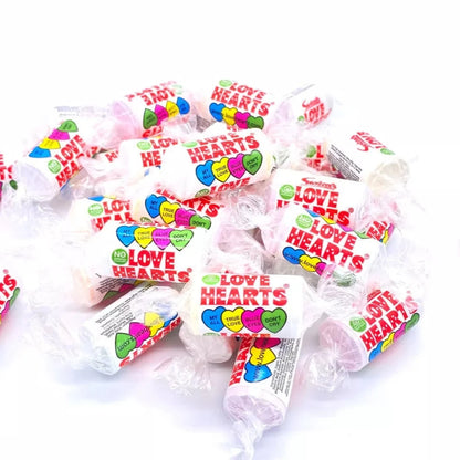 100 Mini Love Hearts Party Sweets Wedding Favours Gift Bag Fillers