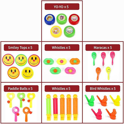 100pc Party Bag Filler Toys Birthday Prizes Gifts Loot Pinata Fillers