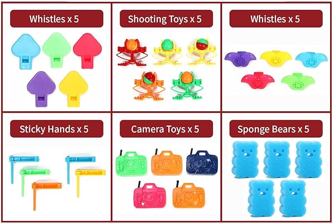 120pc Party Bag Filler Toys Birthday Gifts Pinata Loot Prizes