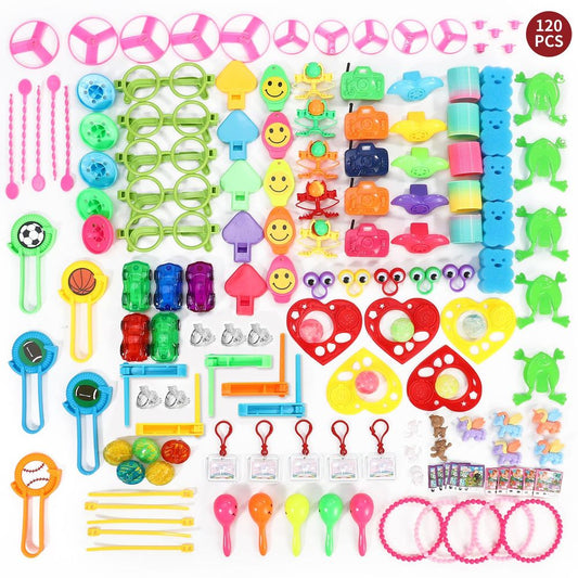 120pc Party Bag Filler Toys Birthday Gifts Pinata Loot Prizes