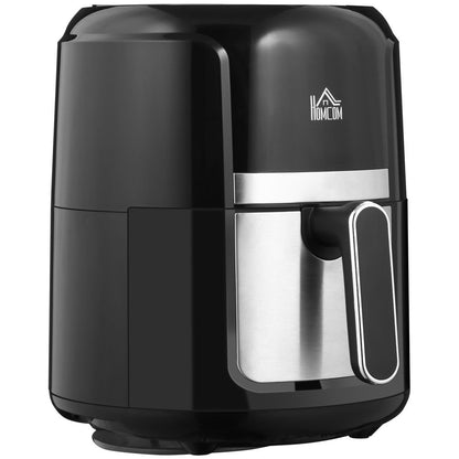4L Air Fryer Oven with Rapid Air Circulation Timer 1300w - Black