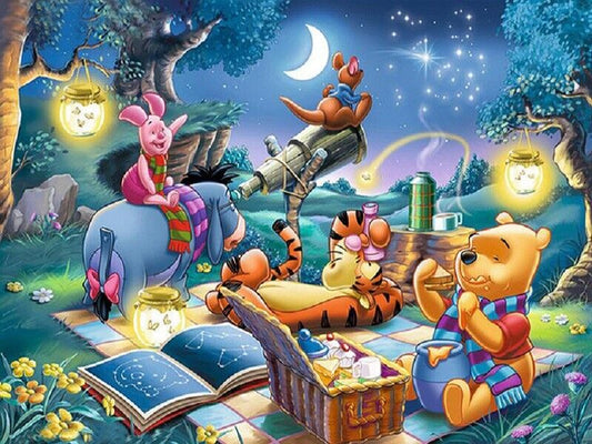 5D Diamond Painting Art Kit Full Drill DIY Craft Kits - Winnie The Pooh