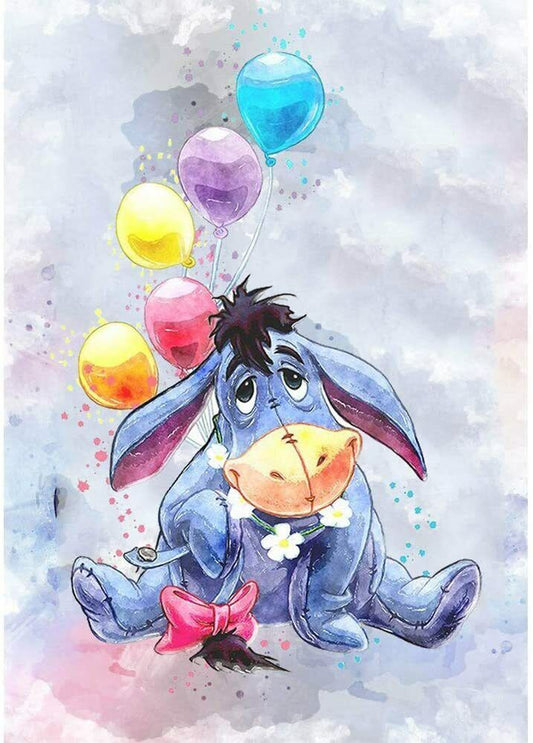 5D Diamond Painting Art Kit Full Drill DIY Crafts - Eeyore Donkey