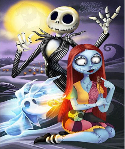 5D Diamond Painting Art Kit Full Drill DIY Crafts - Jack Scully Nightmare Before Christmas