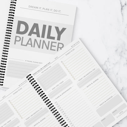 Always Believe in Yourself Unicorn Daily Planner Undated Page-a-Day