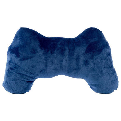 Plush Games Controller Shaped Gaming Cushion - Black Blue
