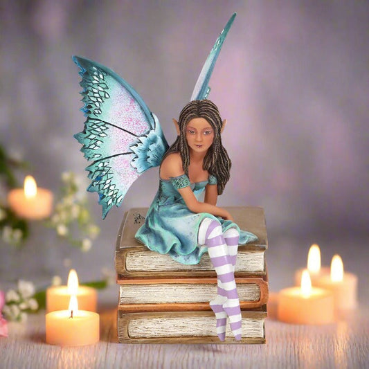 Book Fairy Figurine Fantasy Ornament by Amy Brown