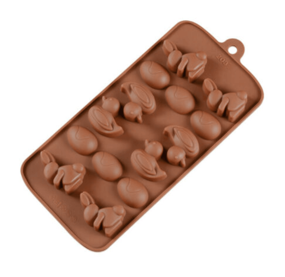 Bunny Rabbit Eggs Duck Easter Silicone Baking Chocolate Mould