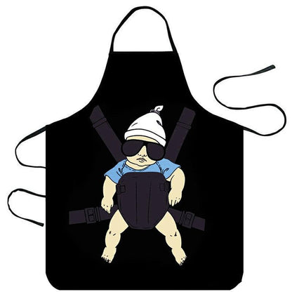 Cute Super Dad Cooking Kitchen Apron with Adjustable Shoulder Strap