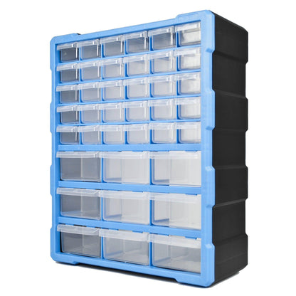 DIY Storage Organiser Unit with 39 Drawers Wall Mountable
