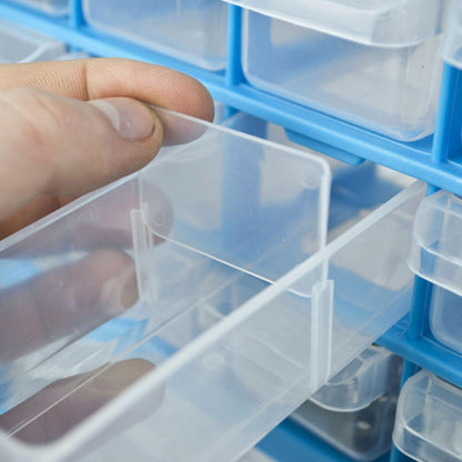 DIY Storage Organiser Unit with 39 Drawers Wall Mountable