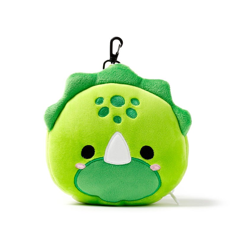 Dinosaur Relaxeazzz Plush Round Kids Travel Pillow & Eye Mask Set
