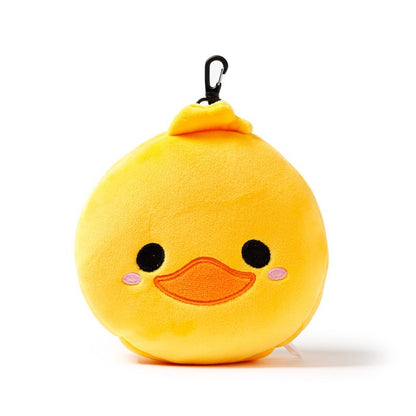 Duck Relaxeazzz Plush Round Kids Travel Pillow & Eye Mask Set