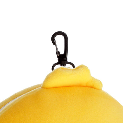 Duck Relaxeazzz Plush Round Kids Travel Pillow & Eye Mask Set