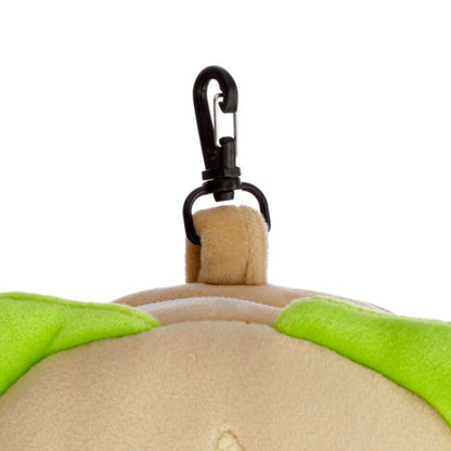 Fast Food Burger Relaxeazzz Plush Round Kids Travel Pillow & Eye Mask Set