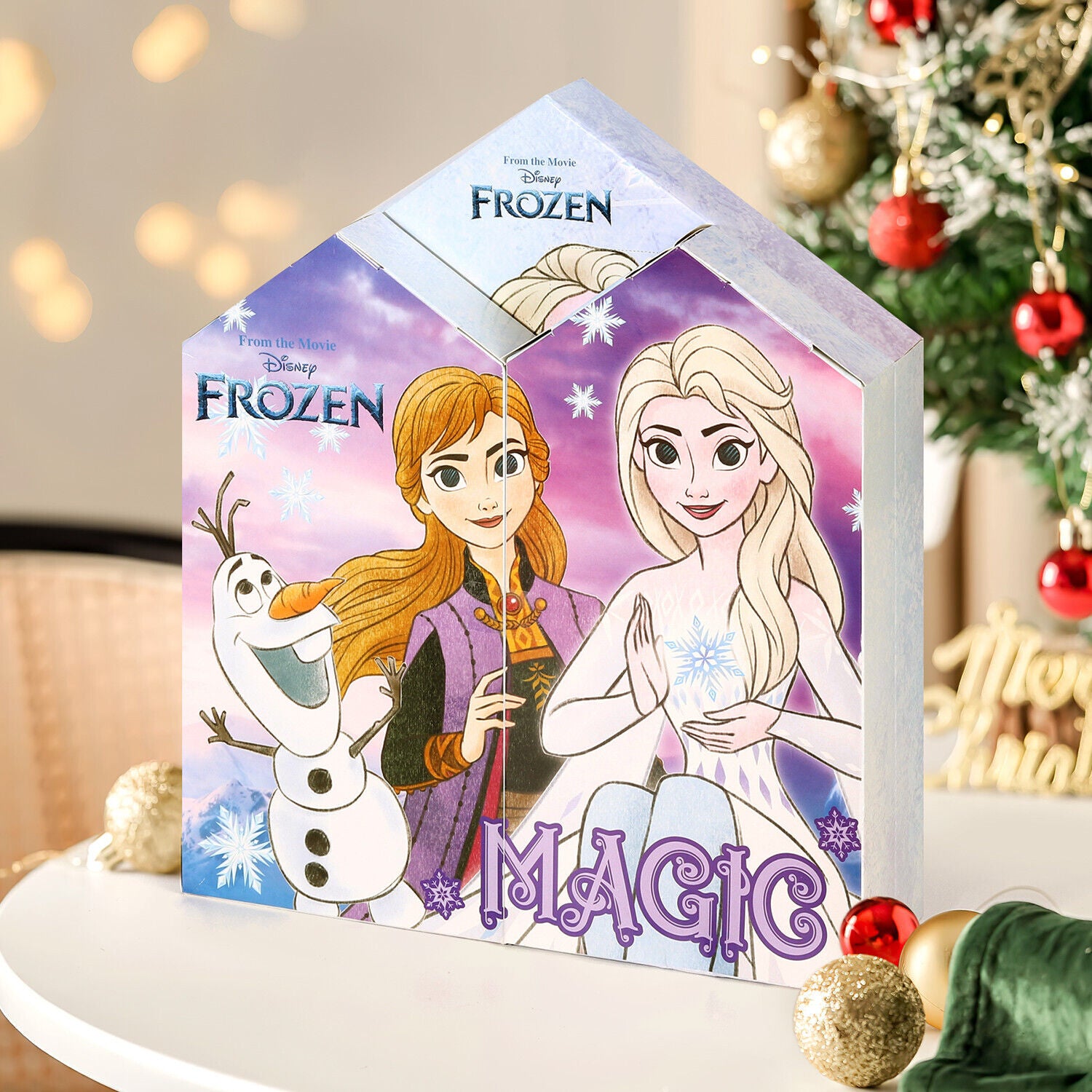 Frozen Anna Elsa Christmas Advent Calendar Art & Craft Stationery Set