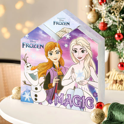 Frozen Anna Elsa Christmas Advent Calendar Art & Craft Stationery Set