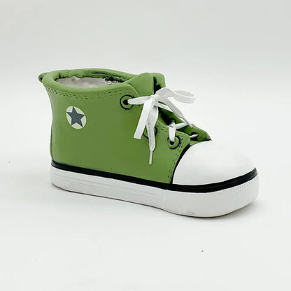 Green Shoe Trainers Quirky Garden Planter Pot Decoration