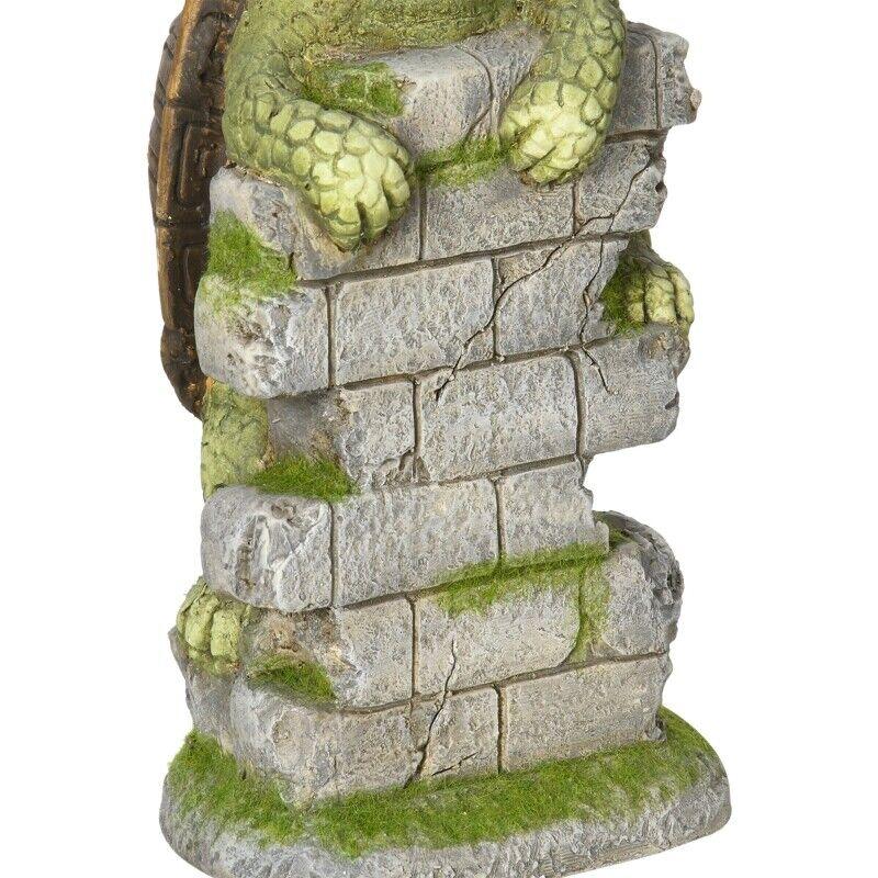 Green Tortoise Solar LED Light Outdoor Garden Statue Ornament