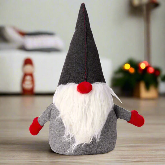 Grey Gonk Gnome Weighted Fabric Door Stop