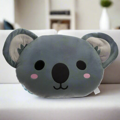 Grey Super Soft Plush Adoramals Koala Cushion