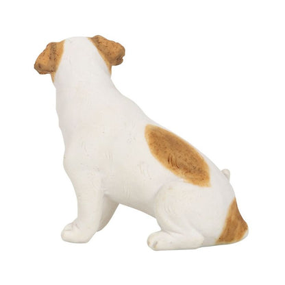 Jack Russell Terrier Dog Animal Figurine with Sentiment Card
