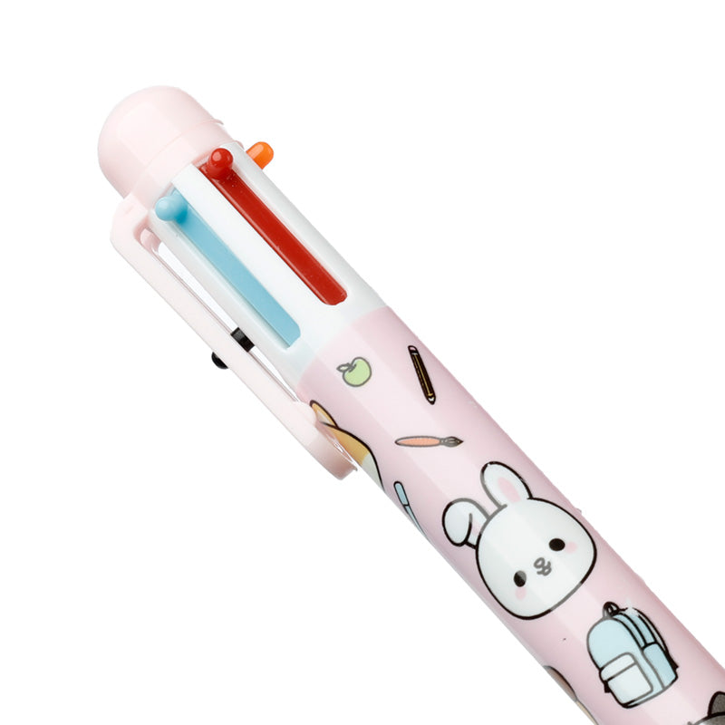 Fluffy Plush Lined Notebook - Adoracorn Unicorn with Multi Colour Pen