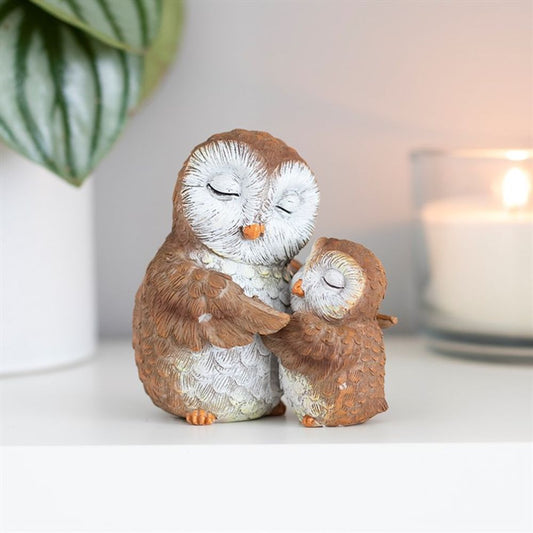 Owl Always Love You Owl Mother and Baby Figurine Animal Ornament