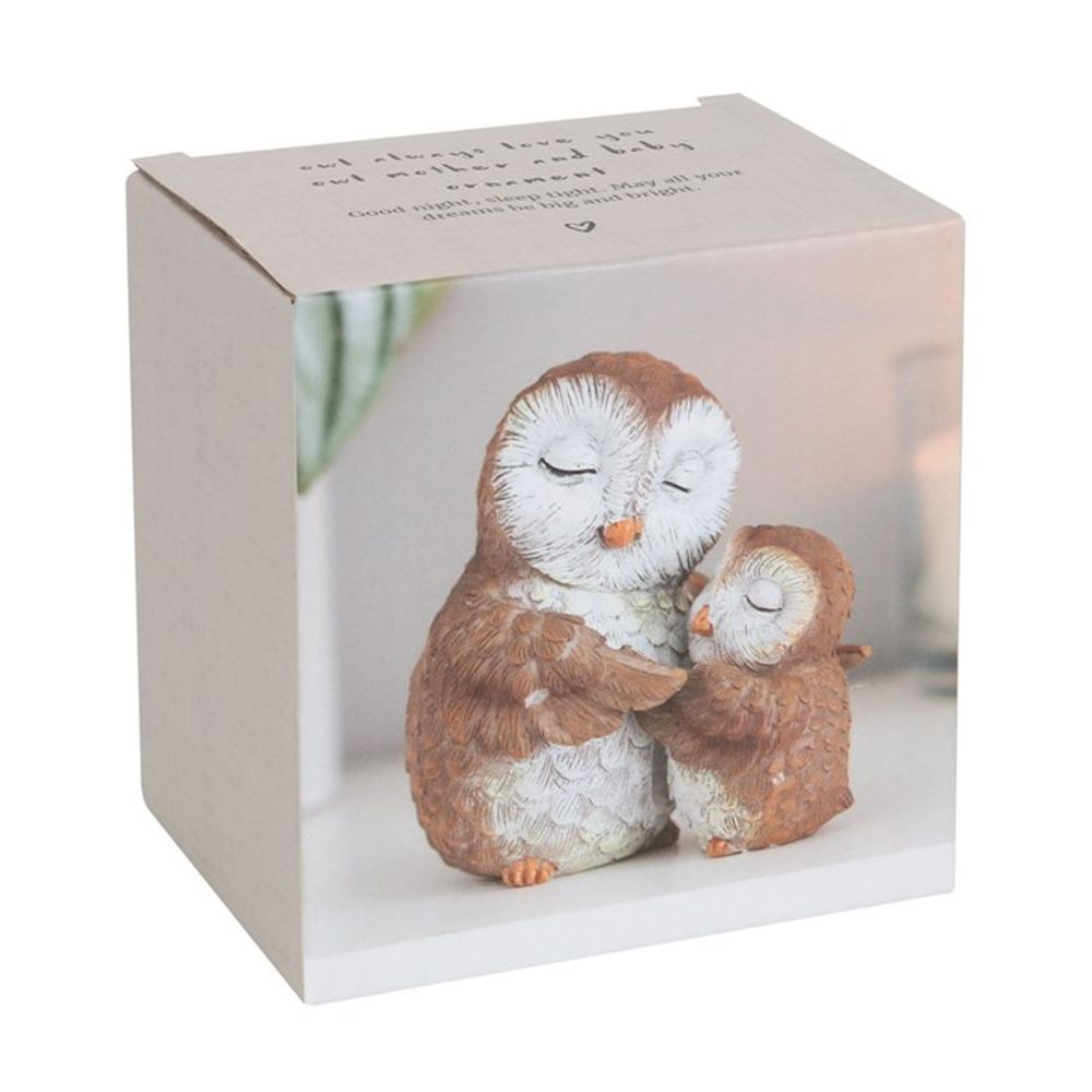Owl Always Love You Owl Mother and Baby Figurine Animal Ornament