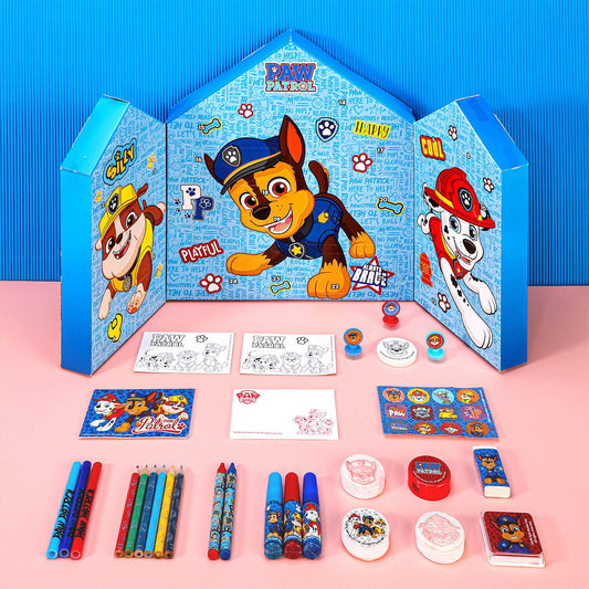 Paw Patrol Christmas Advent Calendar Art & Craft Stationery Set
