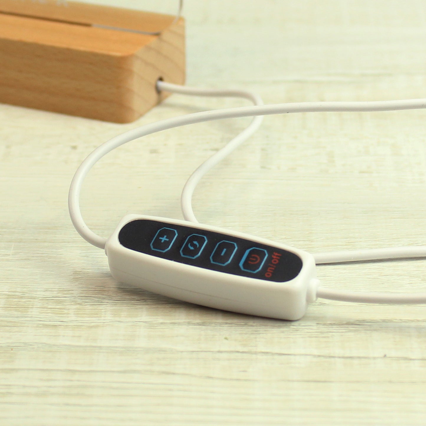 Personalised LED 7 Colour Changing Gonk Wooden Based Christmas Light