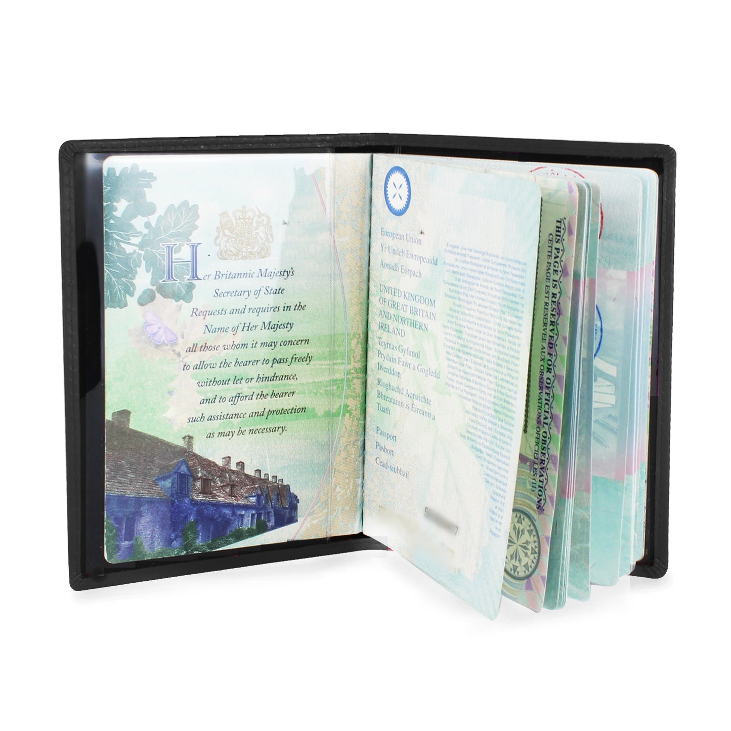 Personalised Lifetime of Adventures Couples Leather Passport Holders