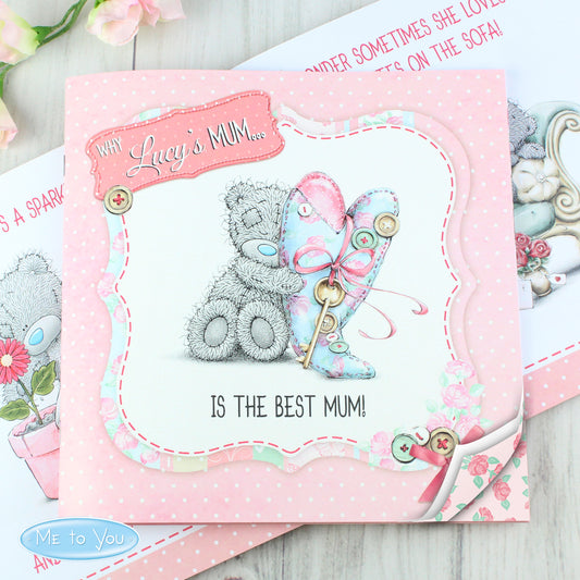 Personalised Me to You - Mum Grandma Aunt Special Poem Book
