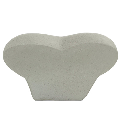 Personalised Pet Dog Cat Heart Memorial Graveside Ornament - Pawprints