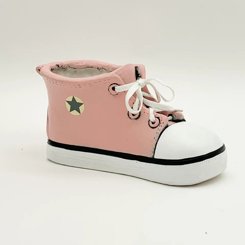 Pink Shoe Trainers Quirky Garden Planter Pot Decoration
