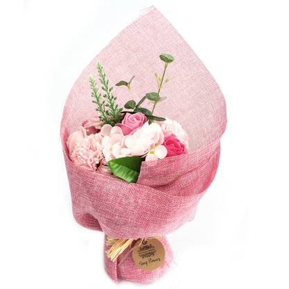 Scented Standing Soap Flower Gift Bouquet - Pink