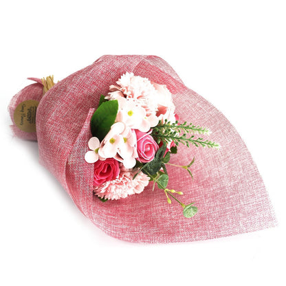 Scented Standing Soap Flower Gift Bouquet - Pink
