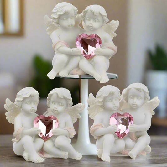 Set of 3 Peace of Heaven Cherubs - Forever Love Angel Figurines