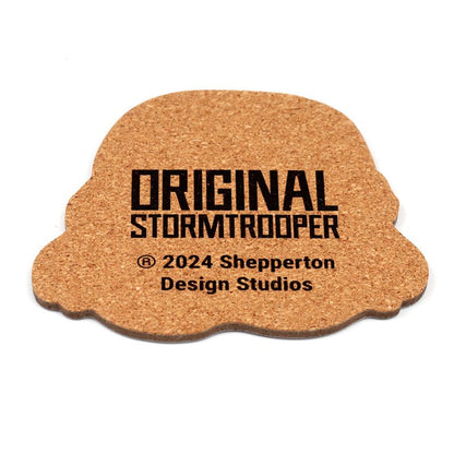 Set of 4 The Original Stormtrooper Helmet Cork Coasters
