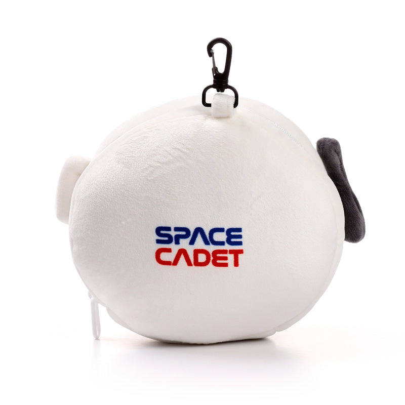 Space Cadet Relaxeazzz Plush Round Kids Travel Pillow & Eye Mask Set