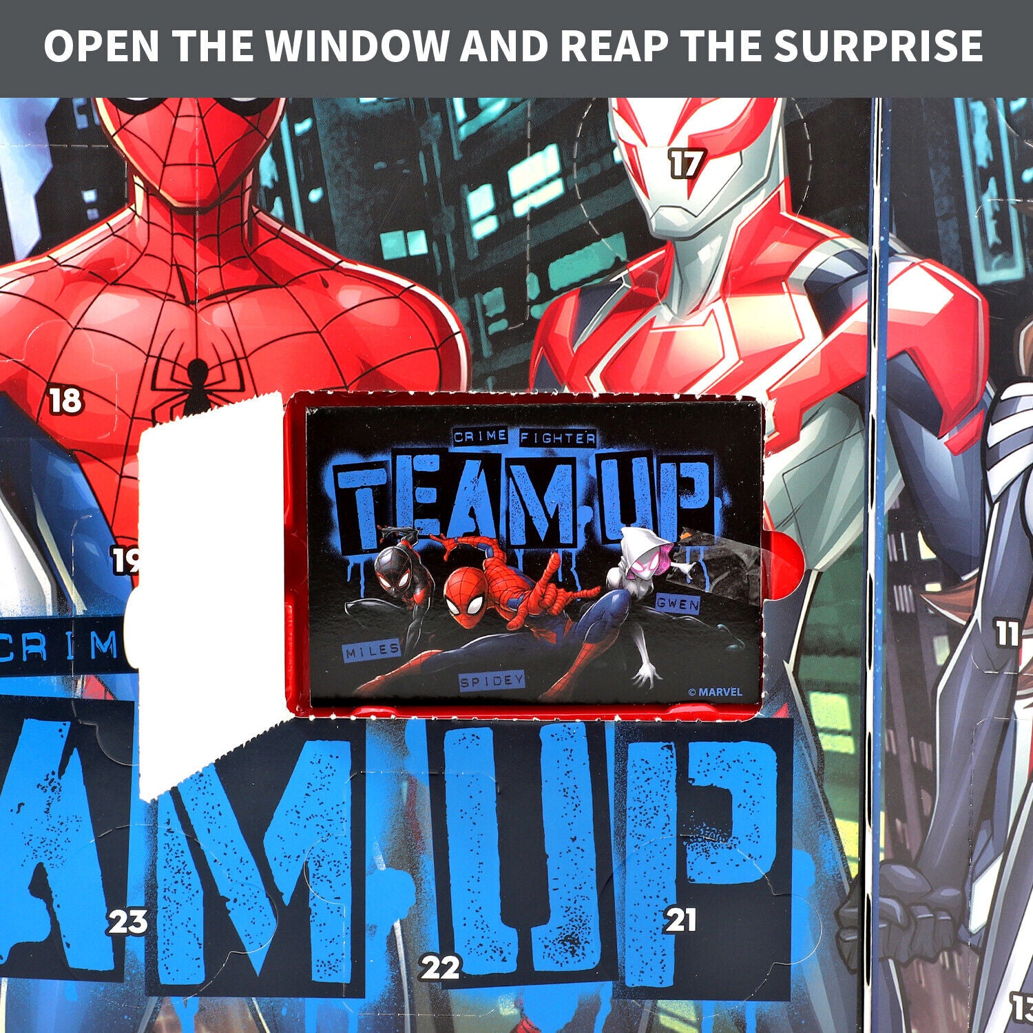 Spiderman Team Up Christmas Advent Calendar Art & Craft Stationery Set